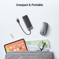 Хаб UGREEN CM653 15548 4-Port USB-A Hub. Цвет: черный