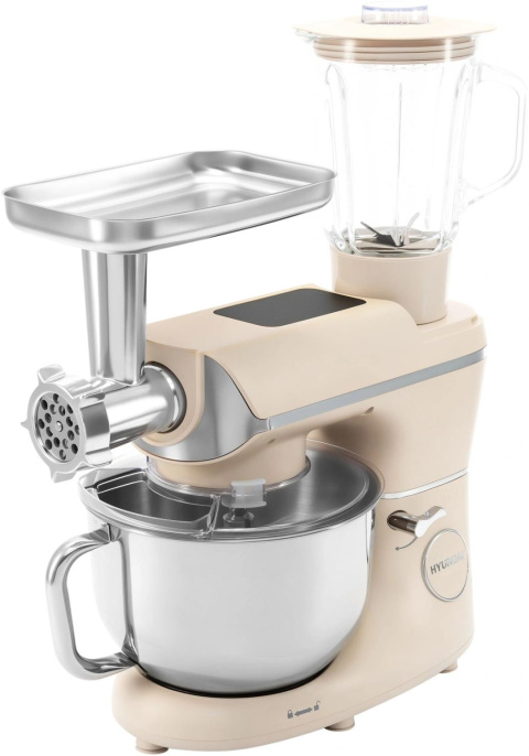 Кухонная машина Hyundai HYM-S9681 планетар.вращ. 1500Вт бежевый
