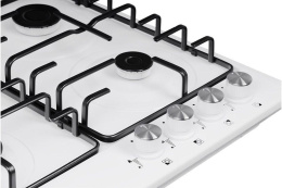 Газовая варочная панель NORDFROST HS 6040 W,  4 конфорки,  эмалированная сталь,  белый