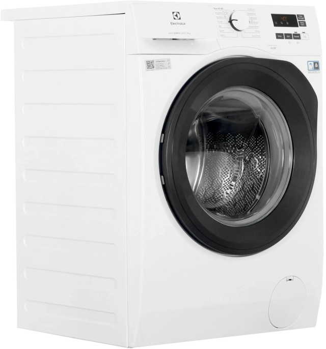Стиральная машина Electrolux EW6F1492E, с фронтальной загрузкой, 9кг, 1400об/мин, с паром, инверторная,  с английской панелью управления