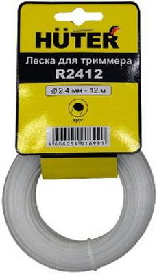 Леска для садовых триммеров Huter R2412,  2.4мм, 12м [71/2/11]