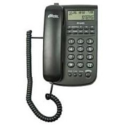 RITMIX RT-440 black Телефон проводной [дисп, Caller ID, повтор. набор, регулировка уровня громкости, световая индикац]RITMIX