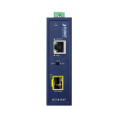 медиа конвертер/ PLANET IGT-815AT IP30 Compact size Industrial 100/1000BASE-X SFP to 10/100/1000BASE-T Media Converter -40 to 75 C, LFP Supported