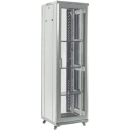 Rexant 04-4268-231 Напольный шкаф 19" 42U 600?800, дверь перфорация, серый, RAL 7035