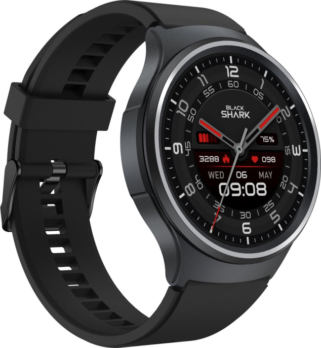 Смарт-часы Black Shark BS-W2404 A3 AMOLED корп.черный рем.черный 1746935