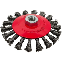 Кордщетка радиальная Flex 207-112 (115 мм; M14; витая проволока) для УШМ HAMMER 62118