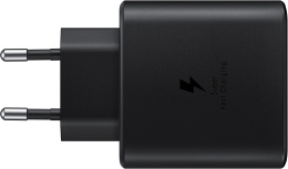 Сетевое зарядное устройство Samsung EP-TA800 Черный (EP-TA800NBEGEU) (супербыстрая зарядка, 25W, USB Type-C, 3 A, 100-240 V)
