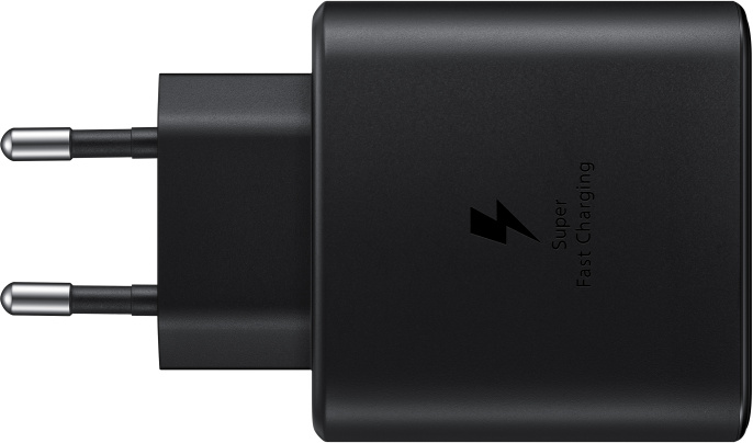 Сетевое зарядное устройство Samsung EP-TA800 Черный (EP-TA800NBEGEU) (супербыстрая зарядка, 25W, USB Type-C, 3 A, 100-240 V)
