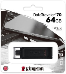 USB Flash Kingston DT70/64GB  64Gb Data Traveler 70 Type-C