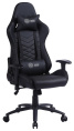 Кресло игровое Cactus CS-CHR-0099BL с RGB подсветкой, экокожа, до 120кг, регулируемые 2D подлокотники,  черный