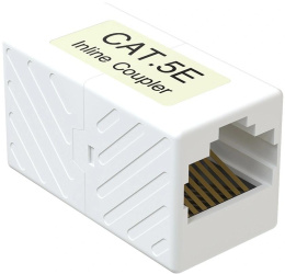 Адаптер Sysmatrix (CC RJ45.5EU.WH) проходн.RJ45 кат.5E бел.