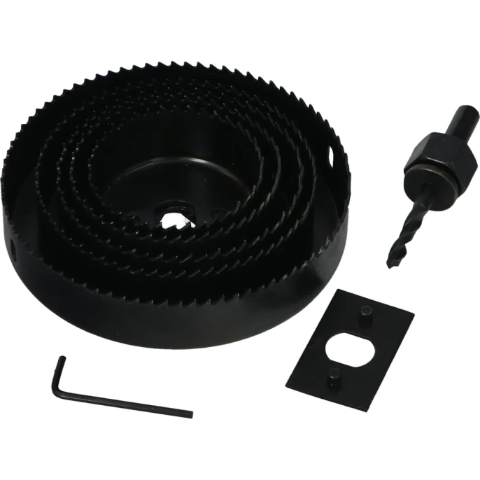 Пила кольцевая для дерева 8 предметов, 64 - 127 мм FASTER TOOLS 850