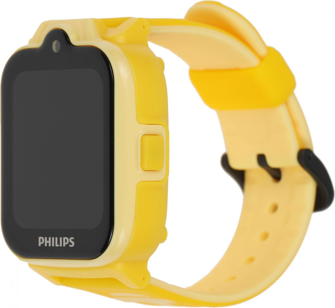 Смарт-часы Philips Kids W6610 1.69" IPS корп.желтый рем.желтый CTW6610YL/00