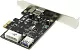 Контроллер STLab U-1330 (RTL) PCI-Ex1 USB3.0 1 port-ext USB-C 1port-ext
