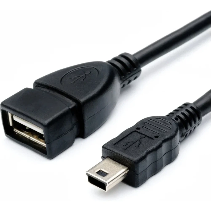 Переходник Pro Legend USB-М5Р (mini B 5Pin штекер - А гнездо) 0.3м PL2363