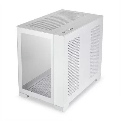 Корпус LIAN LI PC-O11 Dynamic Mini Snow White, Small Case: ATX, Micro-ATX, Mini-ITX, 2xUSB 3.2, 1xUSB 3.2 Type C, 1xAudio, Included Fans: none