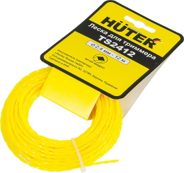 Леска для садовых триммеров Huter TS2412 d 2.4мм L 12м для GGT-800S T /1000S T /1300S T /1500S T 71/2/13