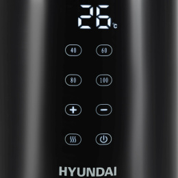 Чайник электрический Hyundai HYK-S4017 1.7л. 2200Вт черный корпус: металл