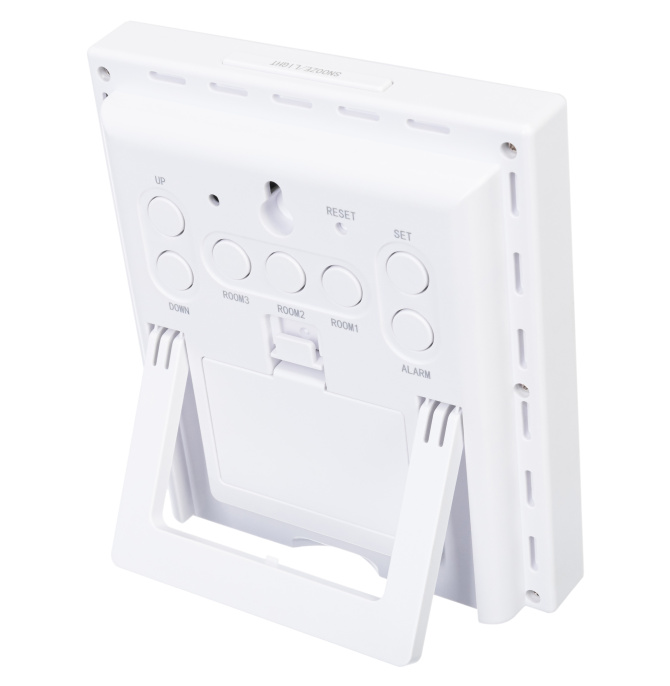 Метеостанция Bresser Temeo Hygro Quadro Prestige с тремя датчиками, серая 78585