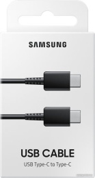 Кабель Samsung EP-DA705 EP-DA705BBEGWW USB Type-C (m)-USB Type-C (m) 1м черный (упак.:1шт)
