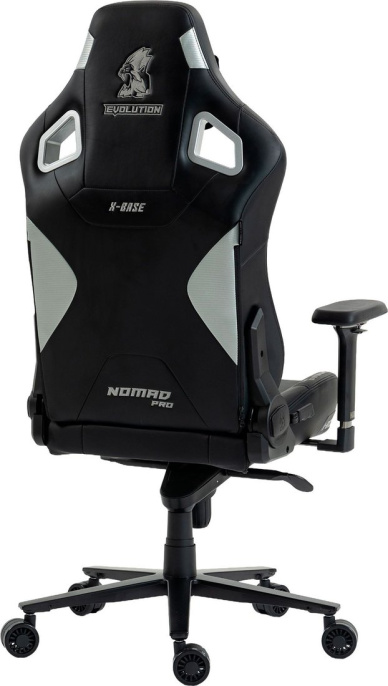 Кресло геймерcкое EVOLUTION NOMAD PRO X-BASE Black-Silver