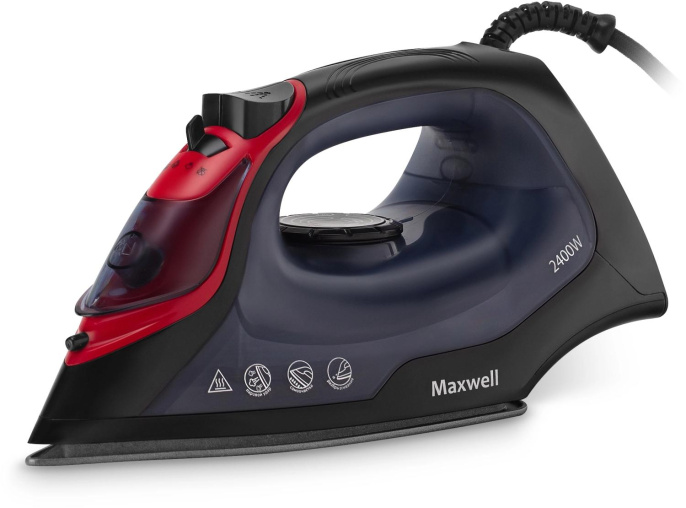 Утюг Maxwell MW-3034,  2400Вт,  черный