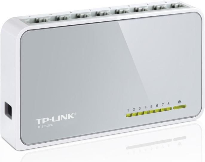Коммутатор TP-LINK TL-SF1008D, неуправляемый