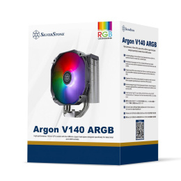 Вентилятор Silverstone G53ARV140ARGB20 High-performance 140mm CPU cooler with four 6mm copper heat-pipes designed specific