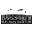 Клавиатура Oklick 130M, проводная, USB, мембранная, черный [337077]