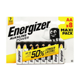 Батарейка AA/ Батарейка Energizer Alkaline power LR6 AA BL8 Alkaline 1.5V 8/96 8 шт. 00-00004353