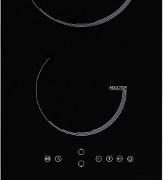 Индукционная варочная поверхность Krona Vento 30, конфорок: 2 шт.,  стеклокерамика,  независимая, черный