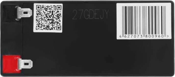 Аккумуляторная батарея Delta DT 12012 для ИБП, 12В, 1.2Ач