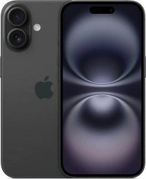 6.1" Смартфон Apple iPhone 16 128Gb,  A3287,  NFC,  OLED,  60Гц,  черный