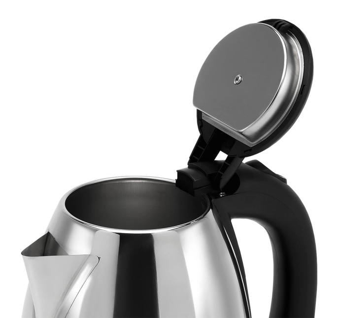 Чайник электрический Starwind SKS1050 1.8л. 1500Вт серебристый/черный корпус: металл/пластик