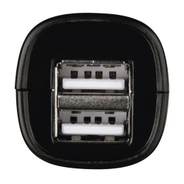 Автомобильное зарядное устройство HAMA H-1401660, 2xUSB-A, 12Вт, 1.2A, черный [00173624]