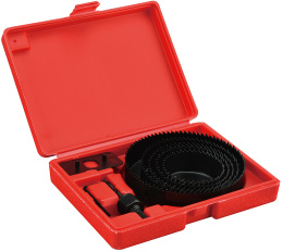 Набор кольцевых пил P.I.T. AWOD05-0007 7 шт, 64-127мм, глубина 25 мм, адаптер, кейс