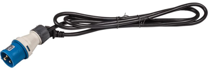 Шнур питания C19-I309 Male, 3х2.5, 220В, 16А, 2.5 метра, черный, LANMASTER LAN-PP9M/19-2.5-BK