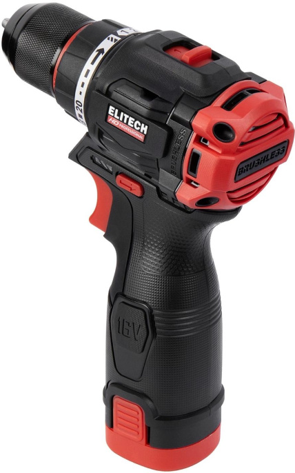 Дрель-шуруповерт Elitech CD 16L2 E2201.039.01 32Вт аккум. патрон:быстрозажимной кейс в комплекте 205715