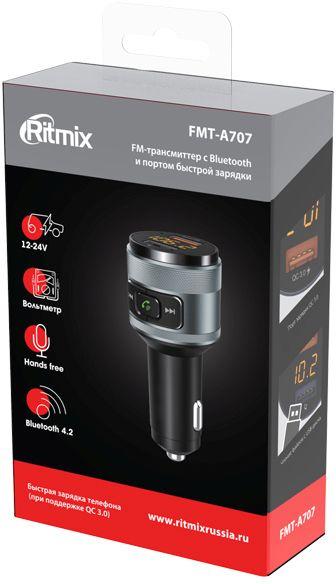 FM-трансмиттер Ritmix FMT-A707