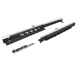 SVC RAIL-1000, Комплект раздвижных уголков рельс для крепления ИБП в стойку 19", Нагрузка кг :100, Габариты Г*Ш*В мм :570-920*57*44