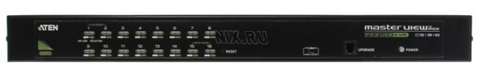 16-портовый KVM-переключатель, 1 local user, каскадирование до 64CPU. В комплекте: консольный кабель 2L-5201P , набор для монтажа в стойку 19" 420-770мм/ 16 PORT PS/2 USB KVMP SWITCH W/230V ADP (CS1316)