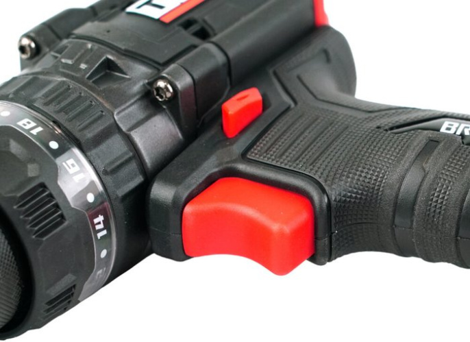 Дрель-шуруповерт TEH TDBL1520 (напряжение 20V, обороты: 0-500/2200 об/мин, крутящий момент 150Нм, быстрозажимной патрон 13 мм, в комплекте крюк для ремня, поставляется в коробке без АКБ и ЗУ)