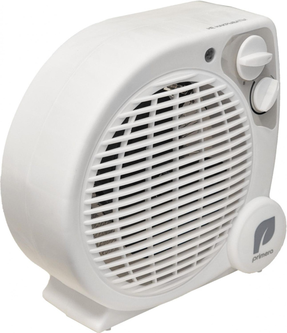 Тепловентилятор PRIMERA FHP-2012-FWT,  2000Вт,  с термостатом, 2 режима, белый