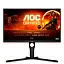 Монитор AOC 25G3ZM 24,5'', 1920x1080, VA, 240Hz, 80M:1, 300cd, 1ms, 2*HDMI, DP, Speakers, FreeSync, Low Blue Light, Flicker Free, H. Adj, pivot, VESA, 3Y, Black