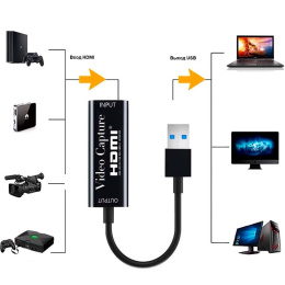 KS-is KS-477 Адаптер видеозахвата HDMI 19F - USB3.0