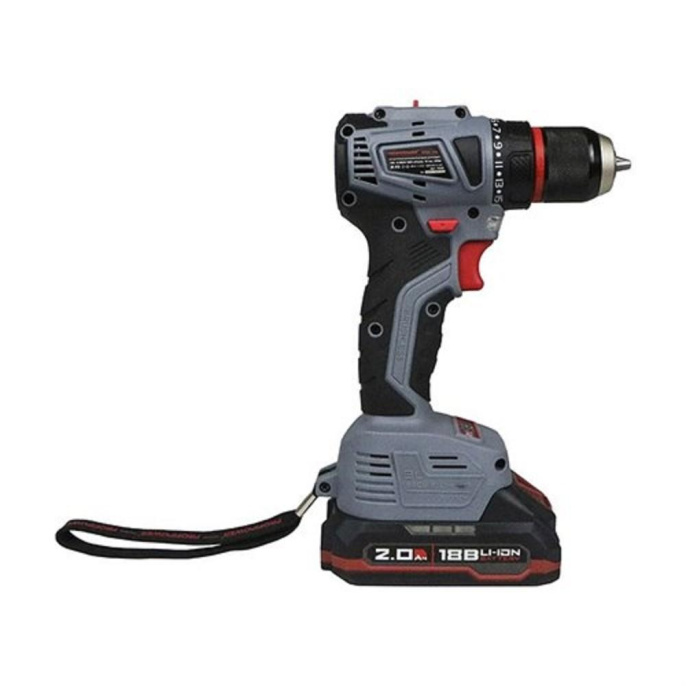 Аккумуляторный бесщеточный шуруповерт PROFIPOWER MKBL-20B 20В,Li-ion-2шт, 20В-2.0Ач,45нм,З/У, 0,8-10мм, в кейсе [T0056M1/T0056]