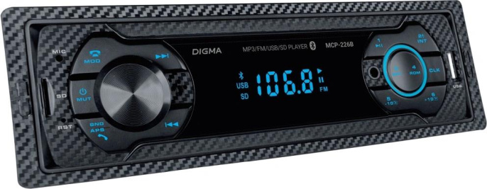Автомагнитола Digma MCP-226B