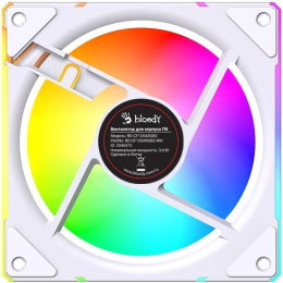 Вентилятор BLOODY BD-CF120ARGB2 LCD 120мм, 4-pin, 1600об/мин, 11 - 26 дБ, ARGB, белый, Ret [bd-cf120argb2-wh]