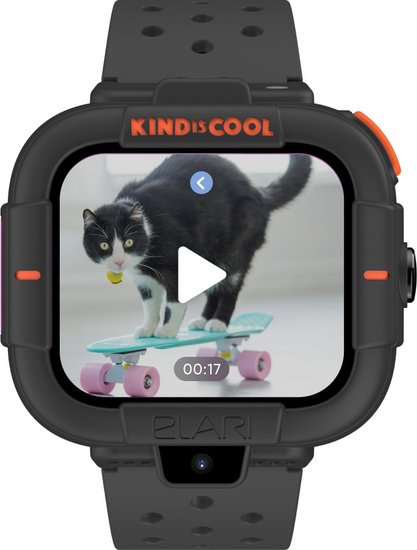 Elari KidPhone детские часы-телефон Маша и Медведь - черные (KP-MB-BLK)