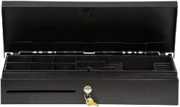 Ящик денеж. Атол 38714 FlipTop-B 14отдел. черный